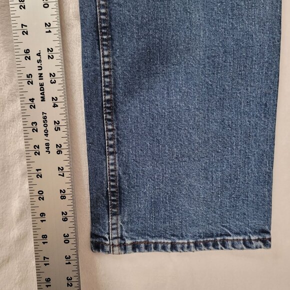 Harley-Davidson Women's Blue Bootcut Denim Jeans Size 10 Made in Canada - Picture 9 of 12